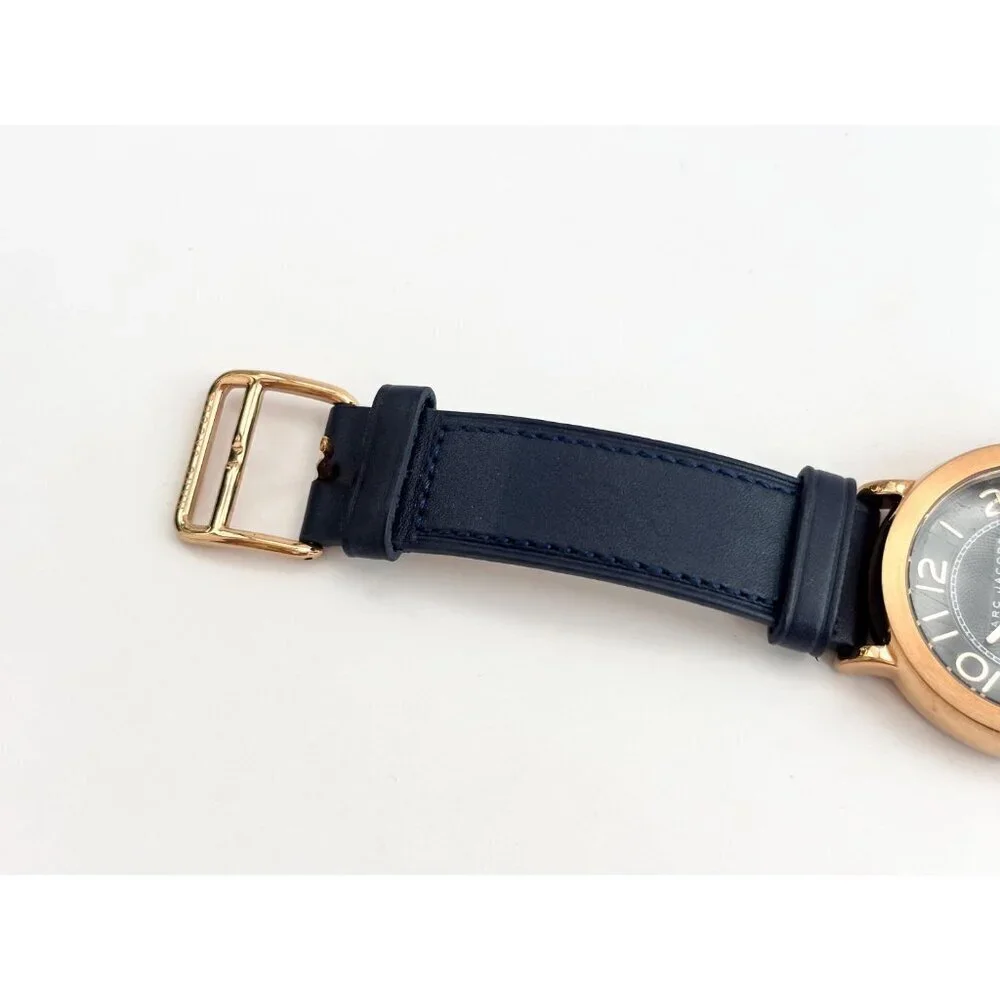 Marc Jacobs 251709 Blue Leather Strap Vintage Ladies Wristwatch - 35mm - WORKS!